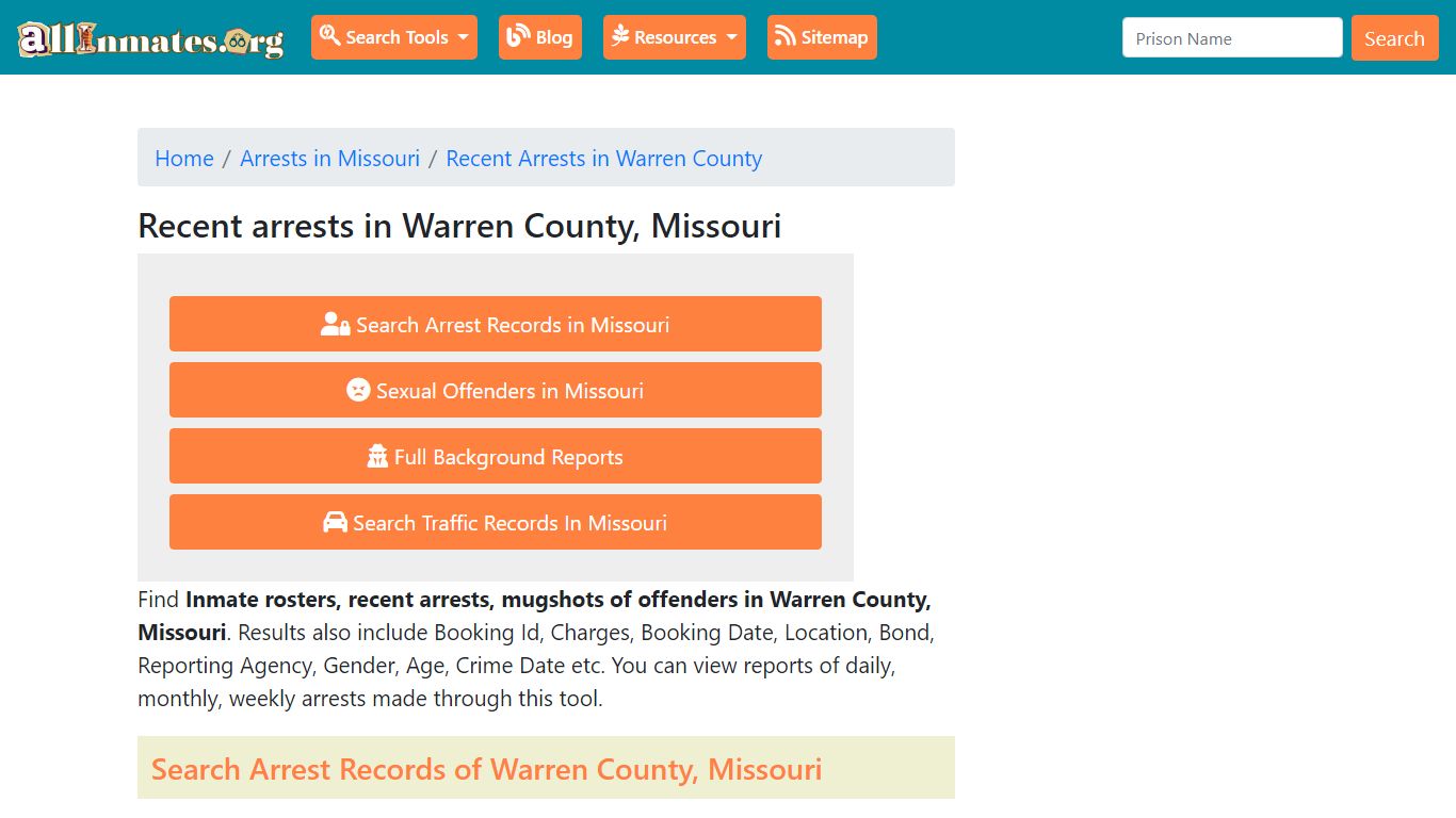 Recent arrests in Warren County, Missouri | Mugshots, Rosters, Inmates ...