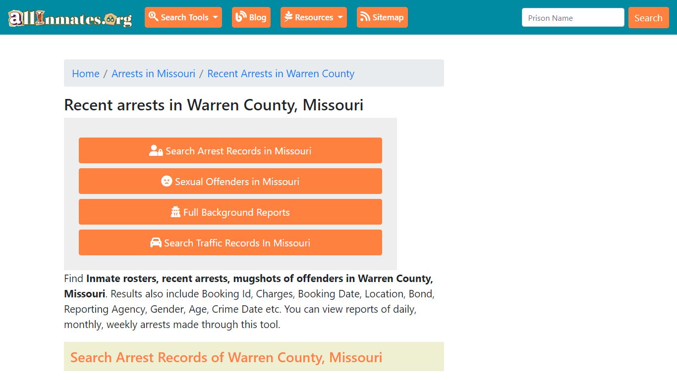 Recent arrests in Warren County, Missouri | Mugshots, Rosters, Inmates ...